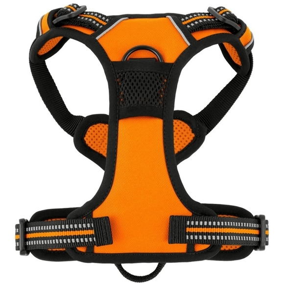 Chai's Choice Orange and Black Reflective Harness - Picture 4 of 6